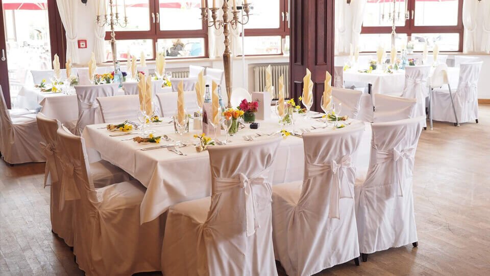 Social function in the banquet hall